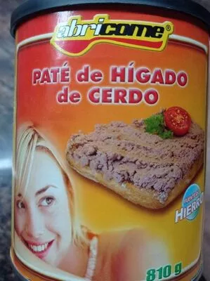 Paté de hígado de cerdo abricome , code 8410867001348