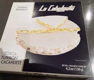 Torta turrón cacahuete La Cabalgata 4,2 oz, code 8410886112803