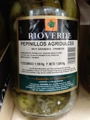 Pepinillos agridulces Rioverde , code 8410954003200