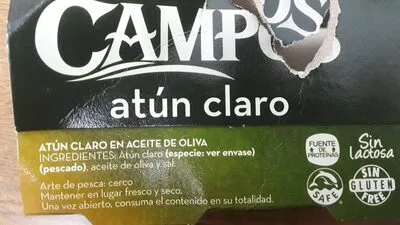 Atún claro en aceite de oliva Campos , code 8410967003051