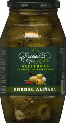 Aceitunas verdes Excelencia del Olivar 800 g (neto), 400 g (escurrido), 820 ml, code 8410971031910