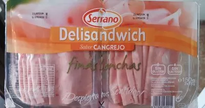 Delisandwich sabor cangrejo Serrano 2 x 75 g, code 8411030039915