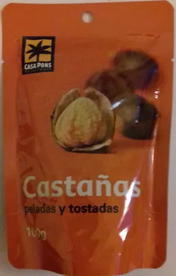 Castañas peladas y tostadas Casa Pons 100 g, code 8411109019282