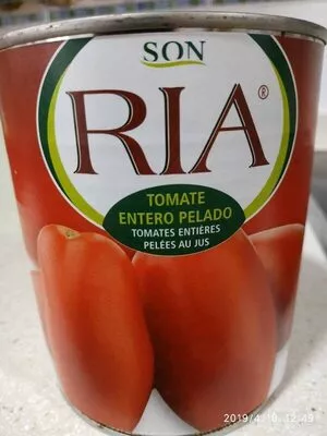 Tomate entero pelado  , code 8411162210015