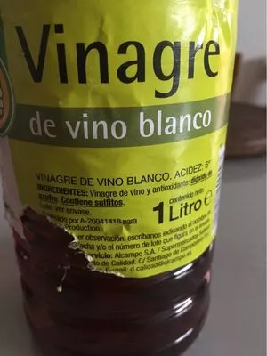 Vinaigre de vin blanc  , code 8411211200097