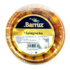 Aceitunas a la malagueña Barruz 450 g (neto), 250 g (escurrido), code 8411236000634