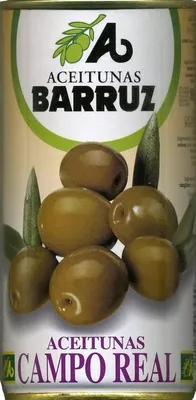 Aceitunas verdes enteras "Barruz" Variedad Cacereña Barruz 360 g (neto), 185 g (escurrido), 370 ml, code 8411236003949