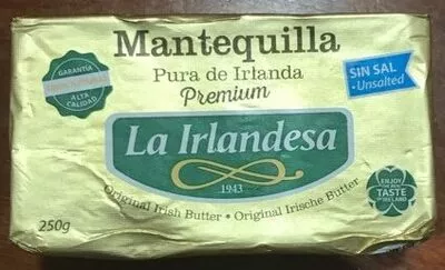 MANTEQUILLA SIN SAL La Irlandesa , code 8411293010027