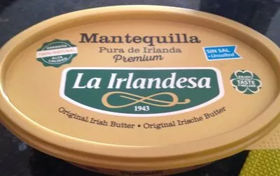 Mantequilla pura de Irlanda Premium La Irlandesa 220 g, code 8411293011611