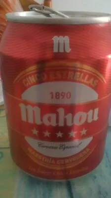 Cerveza Mahou 5 estrellas Mahou , code 8411327132015