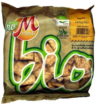 Regañás integrales con sésamo Bio Monti 150 g, code 8411428113203