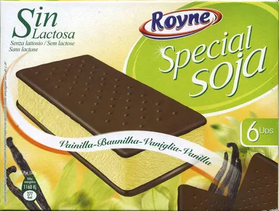 Special soja vainilla Royne 300 g (6 x 50 g), 600 ml (6 x 100 ml), code 8411462007421