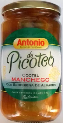 CÓCTEL MANCHEGO con berenjena de Almagro Antonio 320 g escurrido, 550 g neto, 580 ml, code 8411471152334