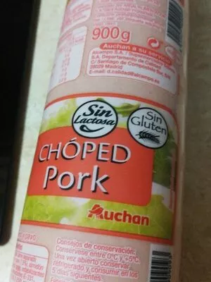 Chóped pork Auchan , code 8411477909093