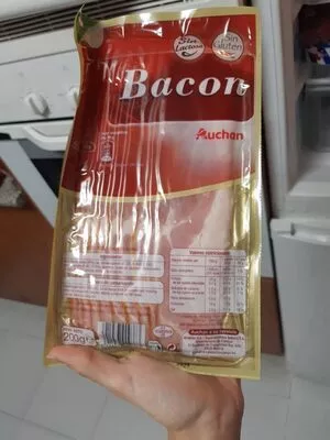 Bacon Auchan 200 g, code 8411477909383