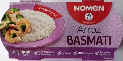 Arroz basmati Nomen 250 g (2 x 125 g), code 8411495114875