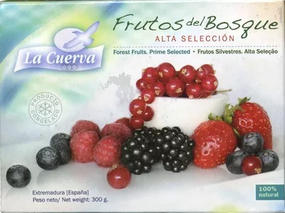 Mezcla de frutas del bosque congeladas "La Cuerva" La Cuerva 300 g, code 8411554203250