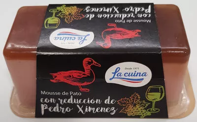 Mousse de pato con reducción de Pedro Ximenez la cuina 190 g, code 8411763133621