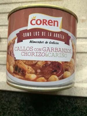 Callos con garbanzos Coren 625 gris, code 8411769010032