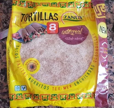 Tortillas (whole wheat) Zanuy , code 8411778600729