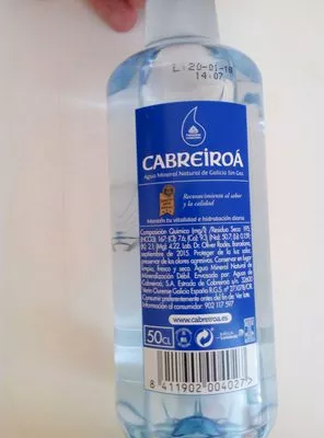 Agua mineral natural Cabreiroá 50 cl, code 8411902004027