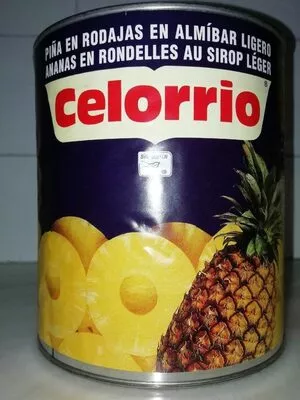 Piña en rodajas en almíbar ligero celorrio , code 8411916130385