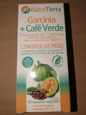 Garcinia+Café Verde NaturTierra , code 8412016365790