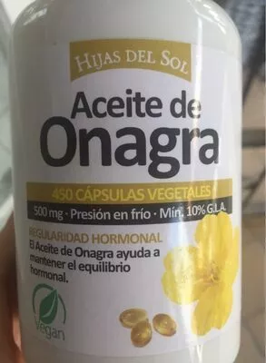 Aceite de onagra  , code 8412016540012