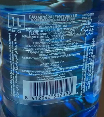 Agua Mineral Natural Mondariz , code 8412042502398