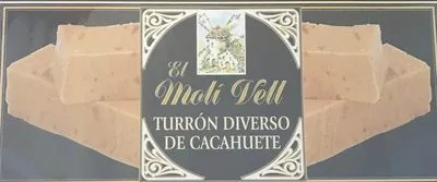 Turron diverso de cacahuete El Moli Vell , code 8412080021431