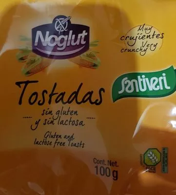 Noglut tostadas ligeras sin gluten y sin lactosa Santiveri 100 g, code 8412170009646