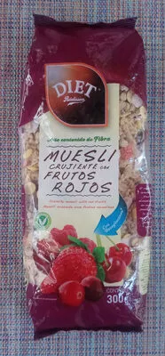 muesli crujiente frutos rojos diet radisson 300g, code 8412224029545