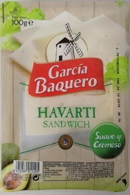 Formatge havarti en talls García Baquero 100 g, code 8412289010205