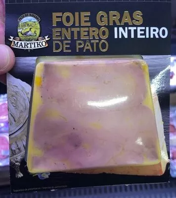 Foie gras entero de pato mi cuit Martiko 100 g, code 8412540002208