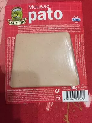 Mousse de Pato Martiko , code 8412540008477