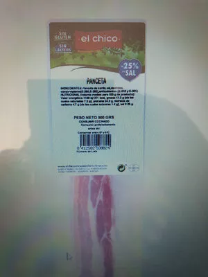 panceta menos sal El Chico 300g, code 8412582008824