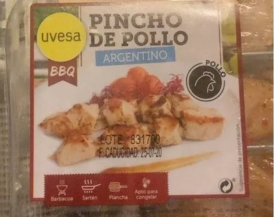 Pincho de pollo argentino Uvesa , code 8412610020552