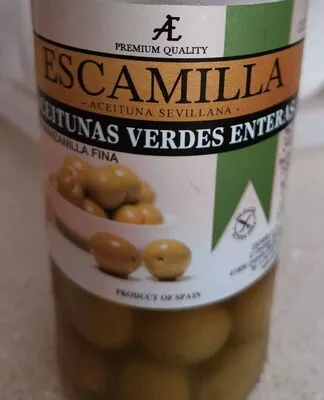 Aceitunas verdes enteras  , code 8412732200252