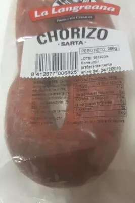 Chorizo Sarta  250 g, code 8412877006825