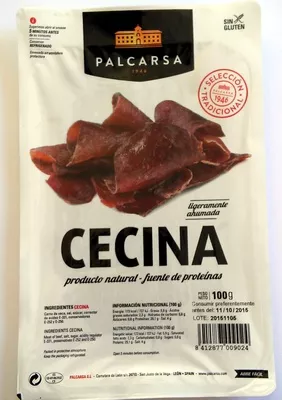 Cecina ligeramente ahumada Palcarsa 100 g, code 8412877009024