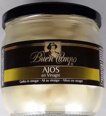 Ajos Buen Campo 345 g neto, 235 g escurrido, 370 ml, code 8412941004290