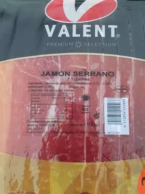 Jambon Valent , code 8412954020966