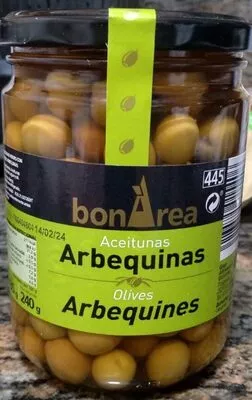 Aceitunas arbequinas bonÀrea 435 g, code 8413585015406