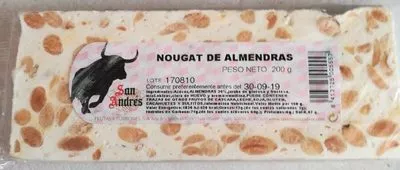 Nougat aux amandes  200 g, code 8413725005557