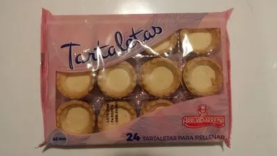 tarteletas para rallenar ArruaBarrena 24 pièces, code 841376003013