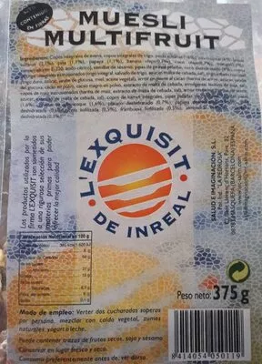 Muesli Multifruit l'exquisit de inreal , code 8414054050119