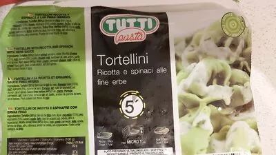 Tortellini ricotta y espinaca tutti pasta , code 8414354213597