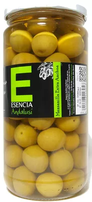 Aceitunas verdes enteras "Esencia Andalusí" Variedad Manzanilla Esencia Andalusí 700 g (neto), 410 g (escurrido), code 8414606446988