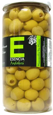 Aceitunas verdes deshuesadas "Esencia Andalusí" Variedad Manzanilla Esencia Andalusí 700 g (neto), 410 g (escurrido), code 8414606446995