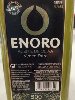 Aceite de oliva virgen extra Enoro , code 8414606567690